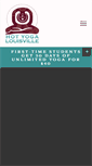 Mobile Screenshot of hotyogalouisville.com